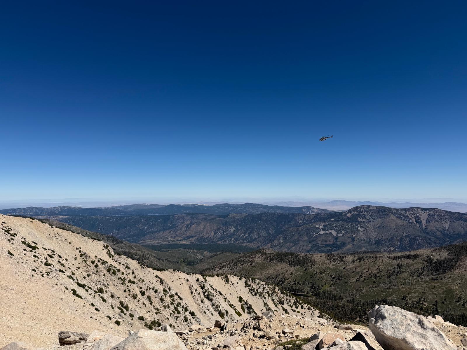 The view from the summit