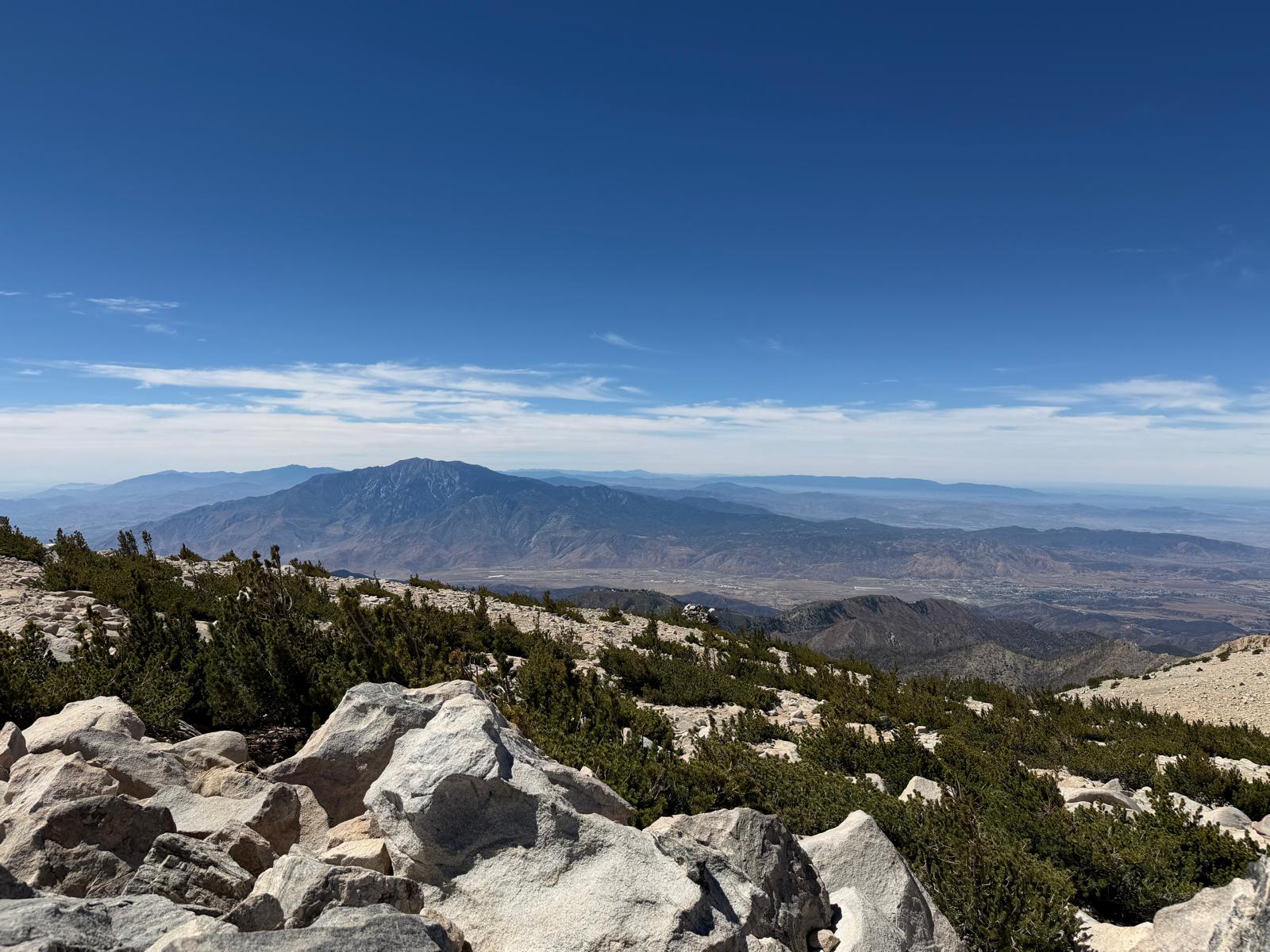 The view from the summit
