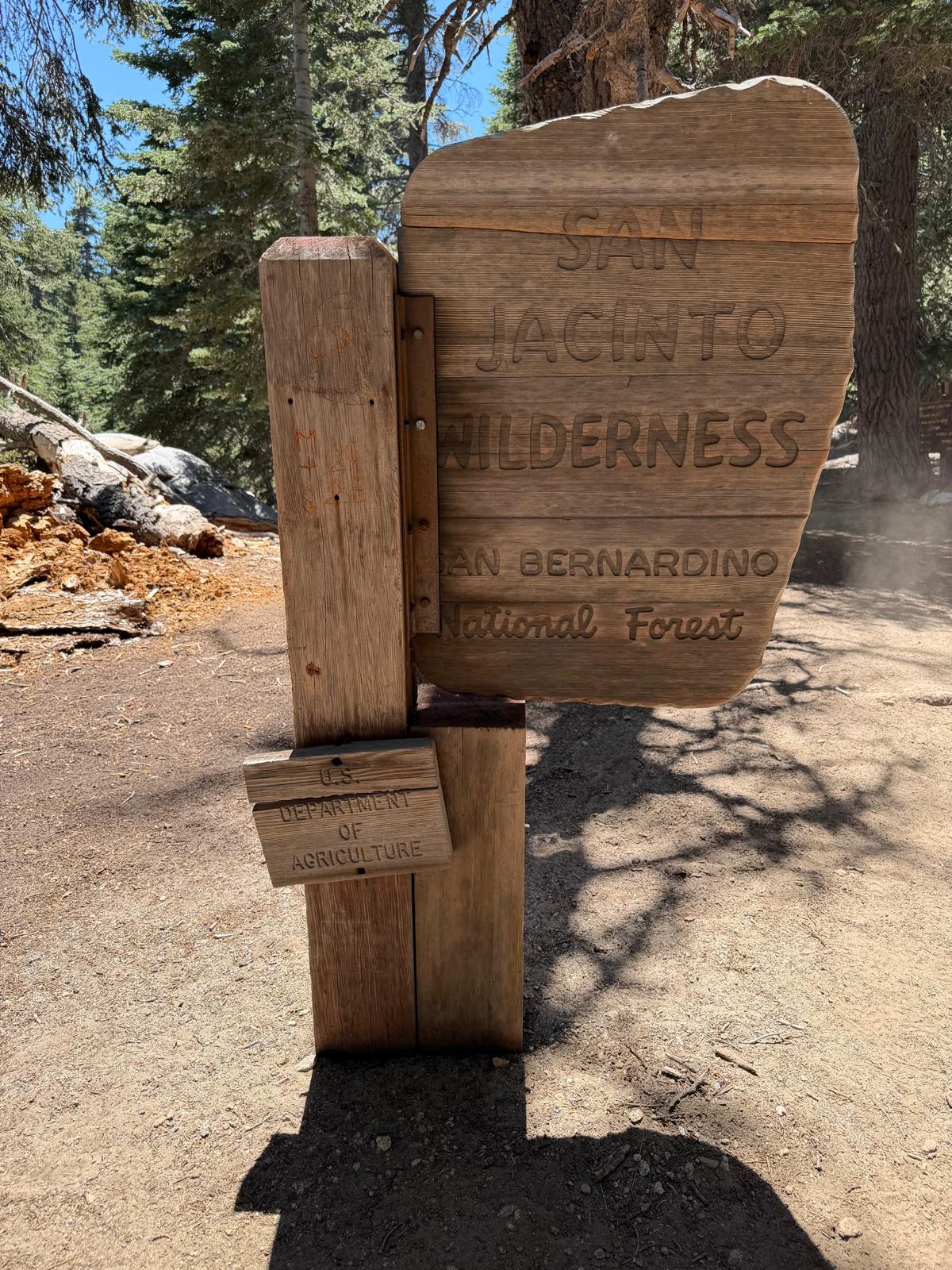 National forest sign