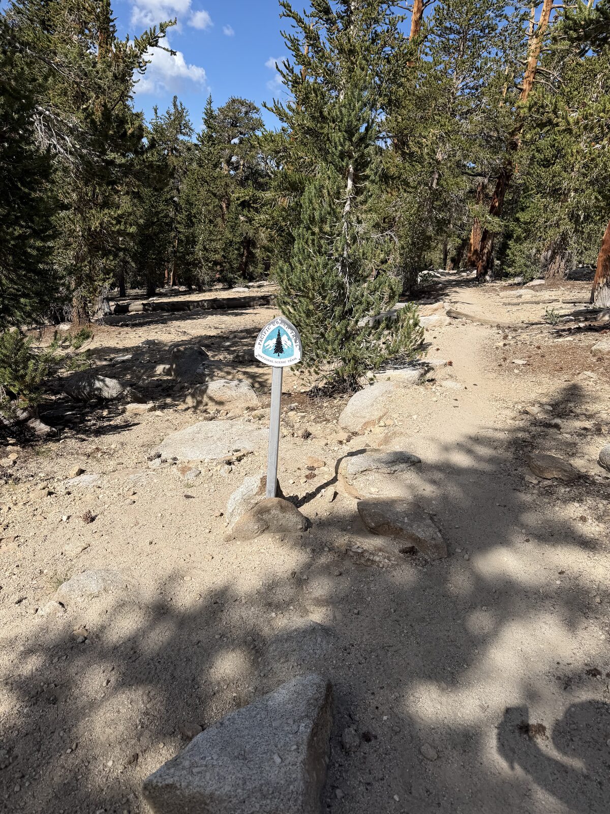 PCT trail marker