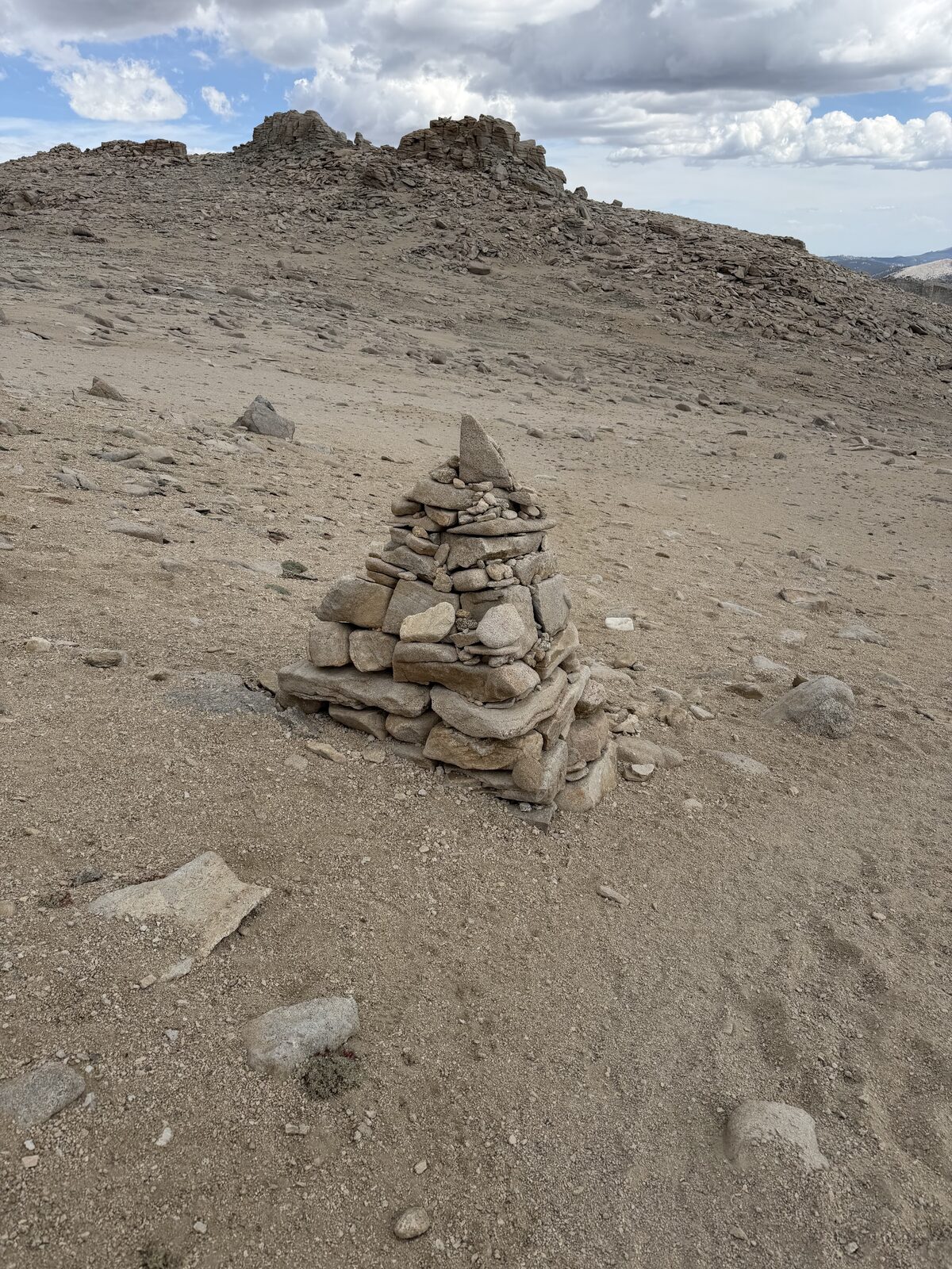 A cairn on the plateau