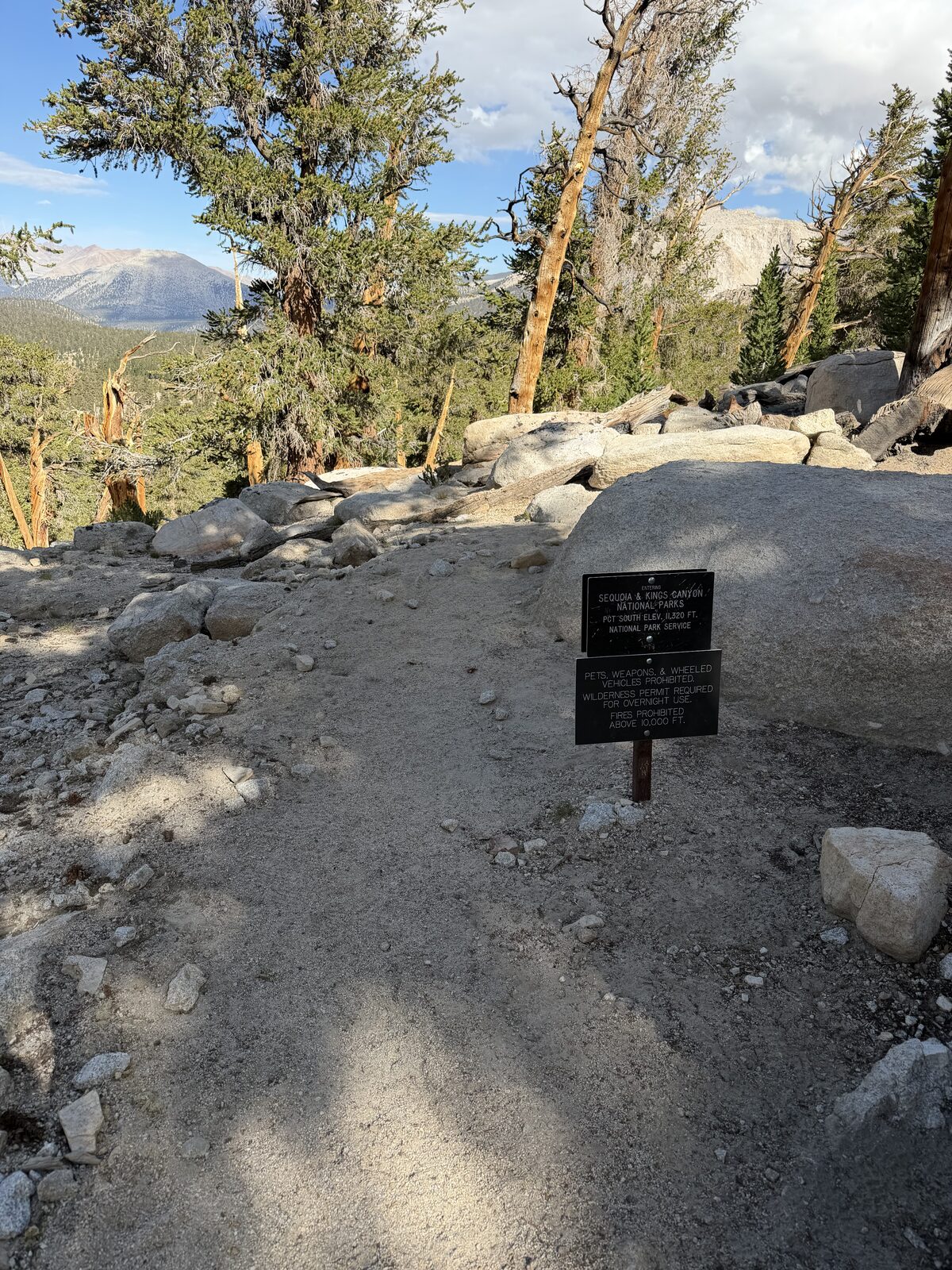 Sequoia National Park boundary