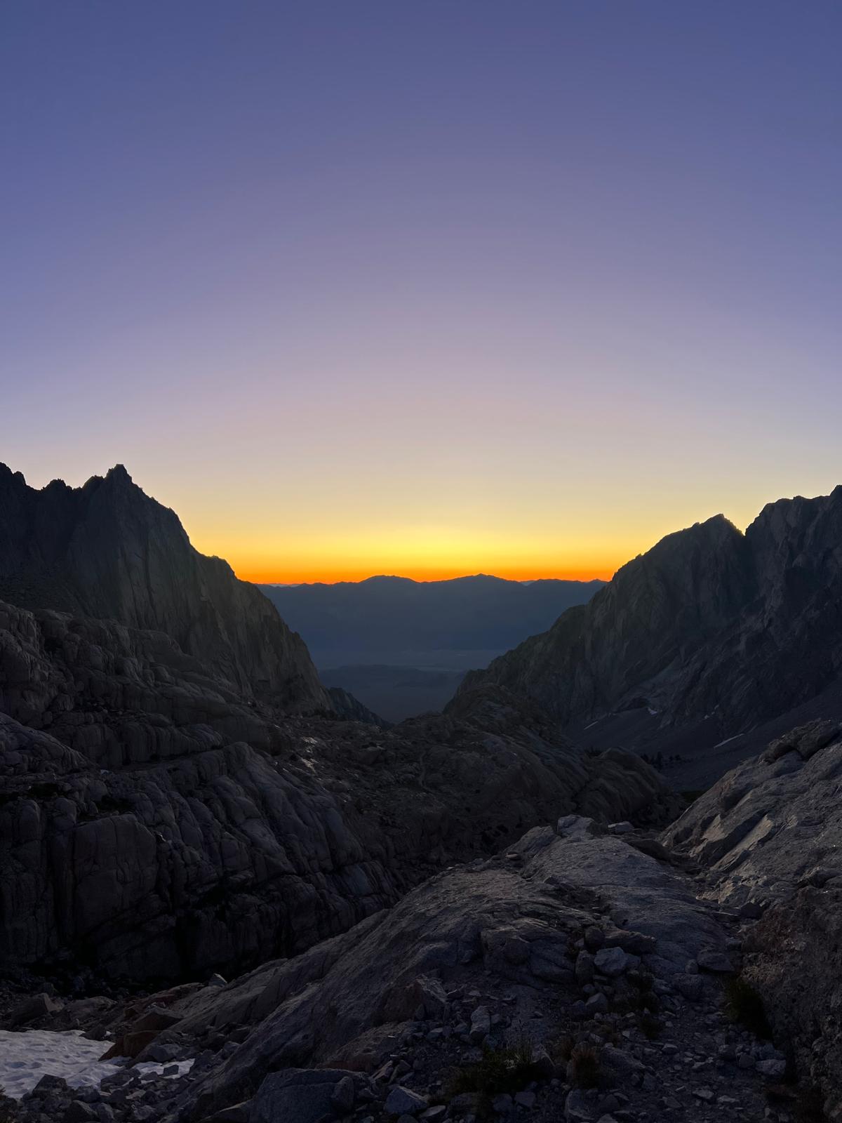 Whitney trail - beginning of the hike