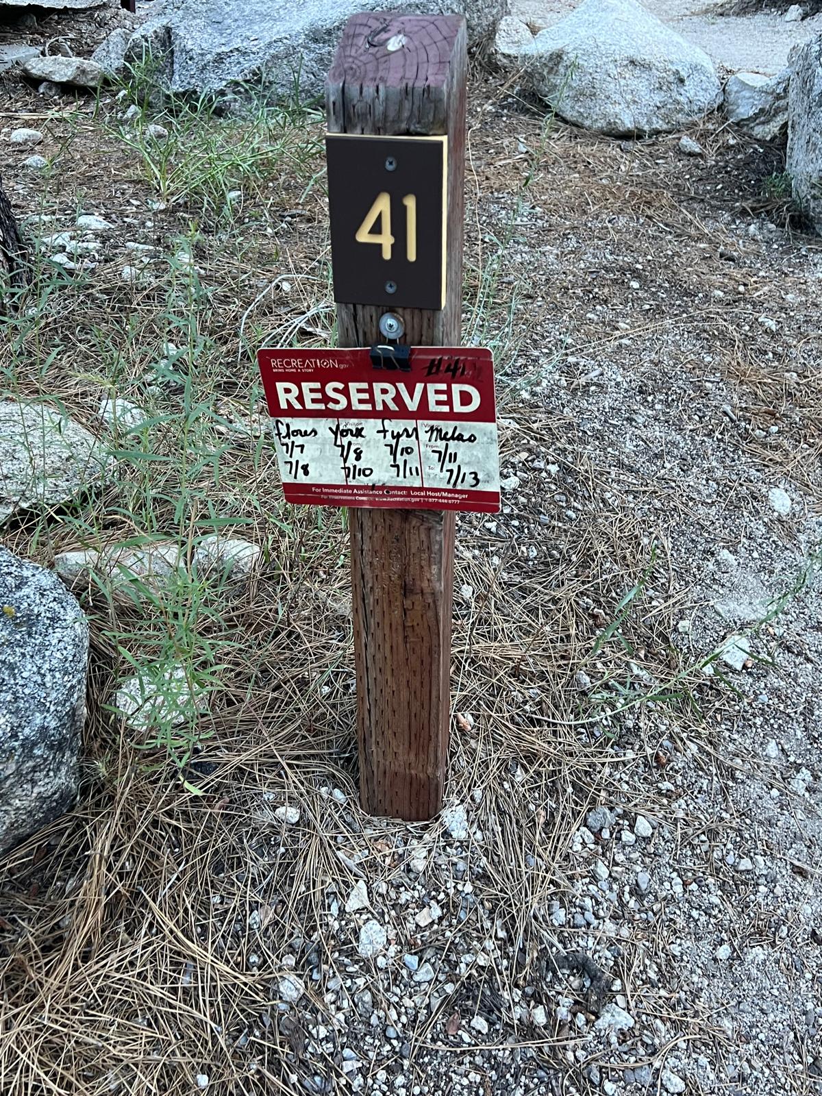 Whitney Portal campground