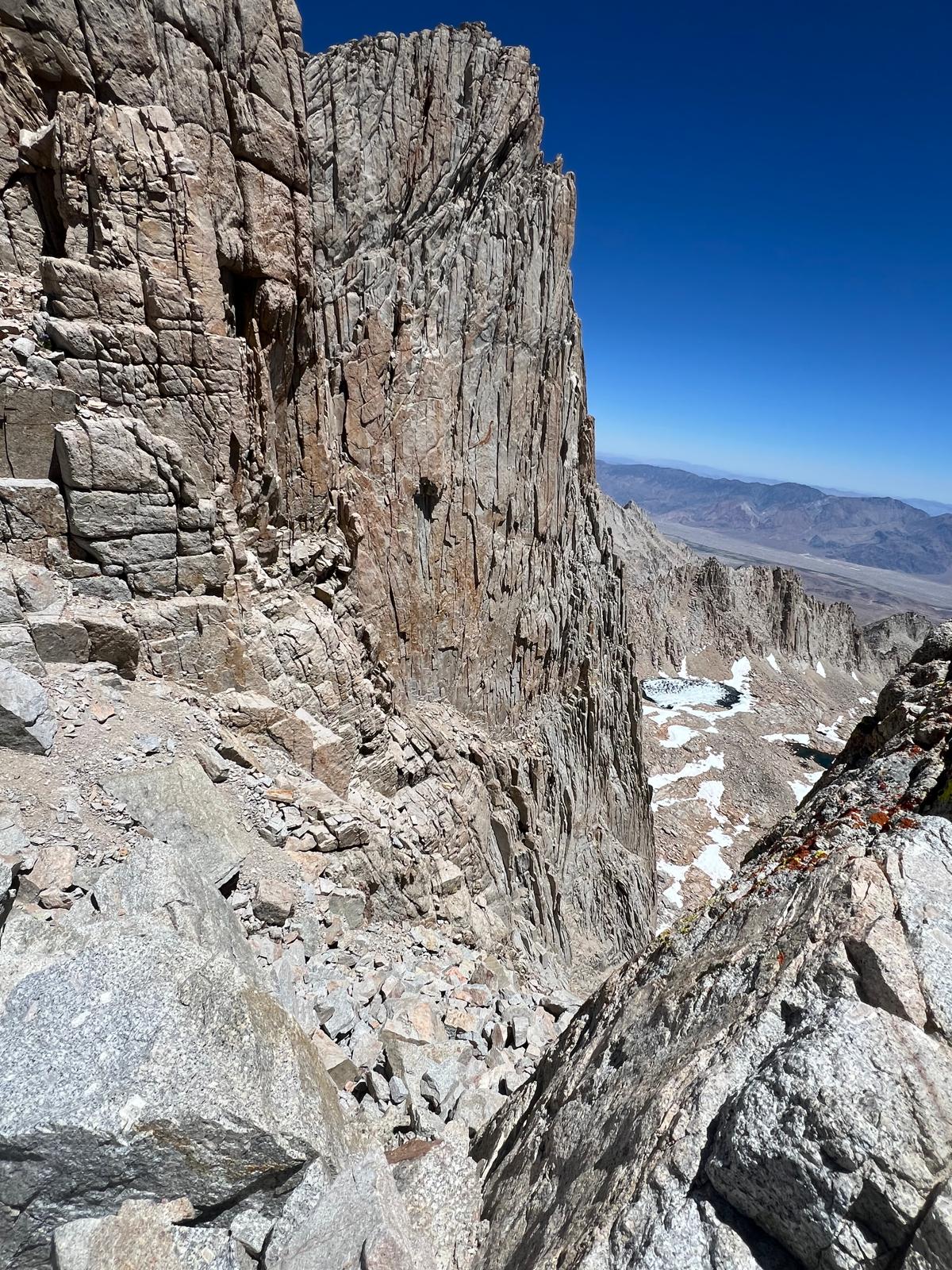 The windows on the Whitney ridge