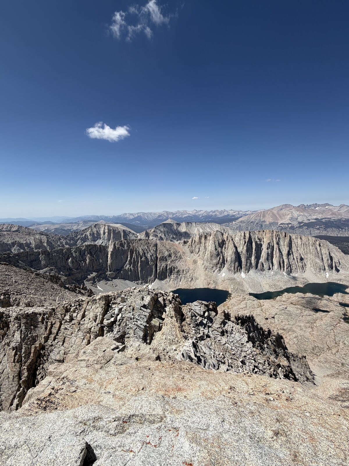The view from the top of Mt. Muir